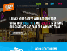 Tablet Screenshot of borderfoods.com